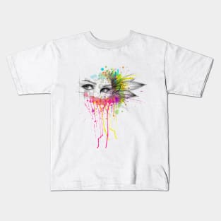 Flower Eyes Kids T-Shirt